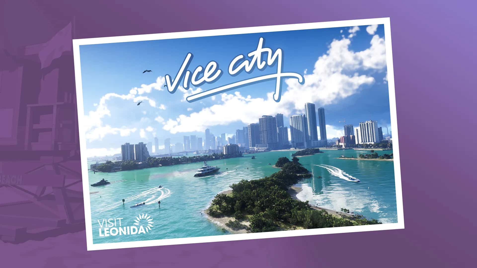 Vice City postcard